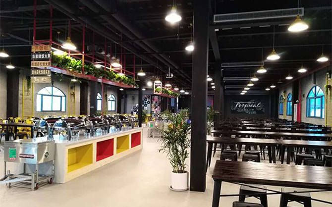 自助餐食堂圖片,景區(qū)餐廳圖片,味萊客公司餐廳圖片