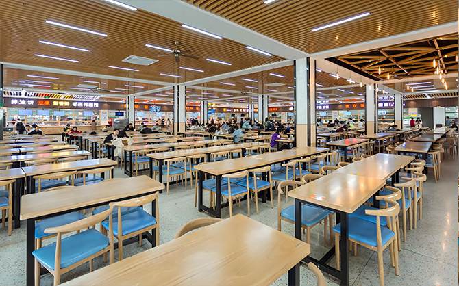 福州廈門龍巖晉江政府行政服務中心食堂環境圖片