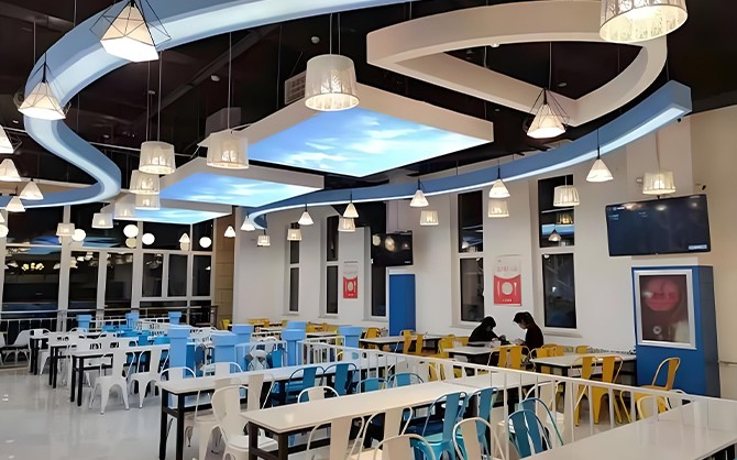 食堂承包大學餐廳環境圖片