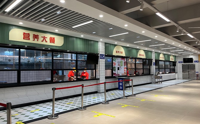 團餐服務(wù)員培訓(xùn)環(huán)境圖片